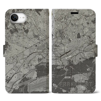 【フランクフルト（ドイツ）】地図柄iPhoneケース（手帳タイプ）