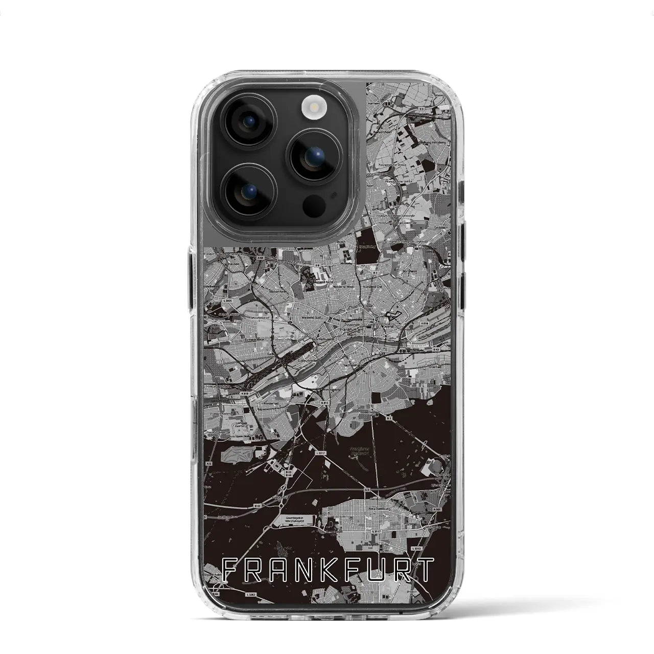 【フランクフルト（ドイツ）】地図柄iPhoneケース（MagSafeタイプ）
