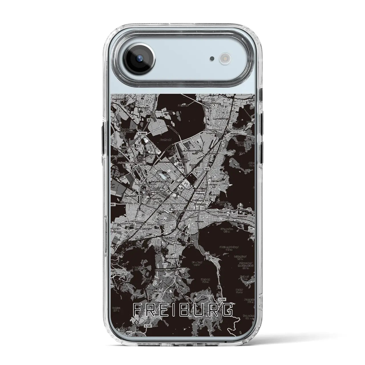 【フライブルク（ドイツ）】地図柄iPhoneケース（MagSafeタイプ）