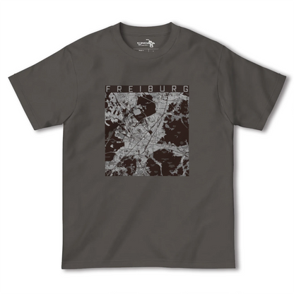 【フライブルク（ドイツ）】地図柄ヘビーウェイトTシャツ