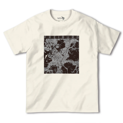 【フライブルク（ドイツ）】地図柄ヘビーウェイトTシャツ