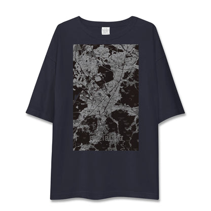 【フライブルク（ドイツ）】地図柄ビッグシルエットTシャツ