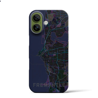 【フリーマントル（オーストラリア）】地図柄iPhoneケース（バックカバータイプ）