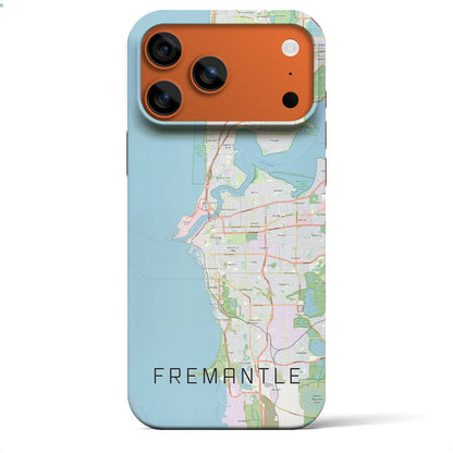 【フリーマントル（オーストラリア）】地図柄iPhoneケース（バックカバータイプ）