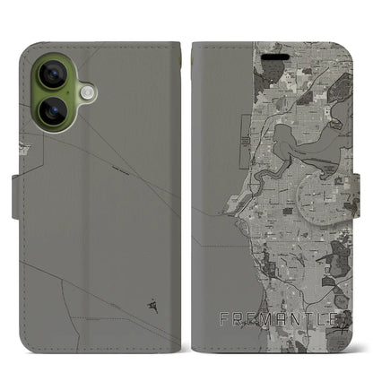 【フリーマントル（オーストラリア）】地図柄iPhoneケース（手帳タイプ）