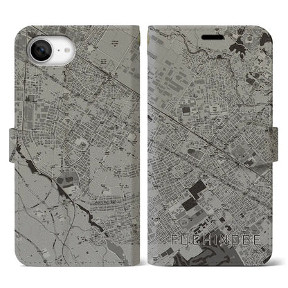 【淵野辺（神奈川県）】地図柄iPhoneケース（手帳タイプ）