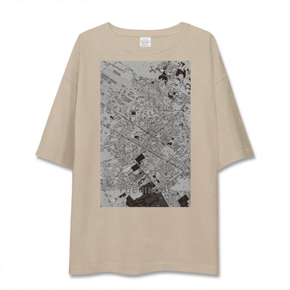 【淵野辺（神奈川県）】地図柄ビッグシルエットTシャツ