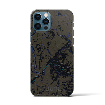 【府中（広島県）】地図柄iPhoneケース（バックカバータイプ）