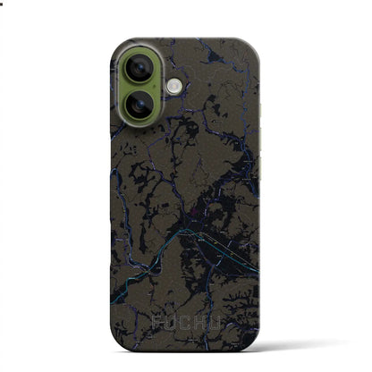 【府中（広島県）】地図柄iPhoneケース（バックカバータイプ）