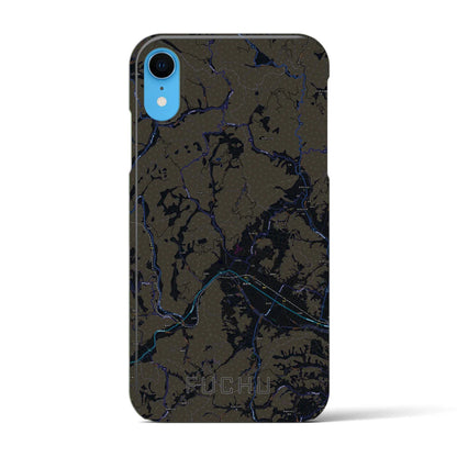 【府中（広島県）】地図柄iPhoneケース（バックカバータイプ）