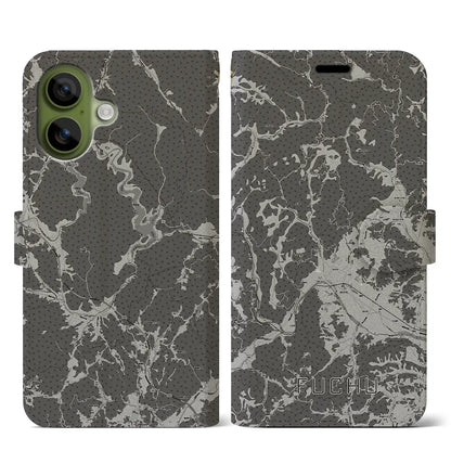 【府中（広島県）】地図柄iPhoneケース（手帳タイプ）