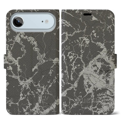 【府中（広島県）】地図柄iPhoneケース（手帳タイプ）