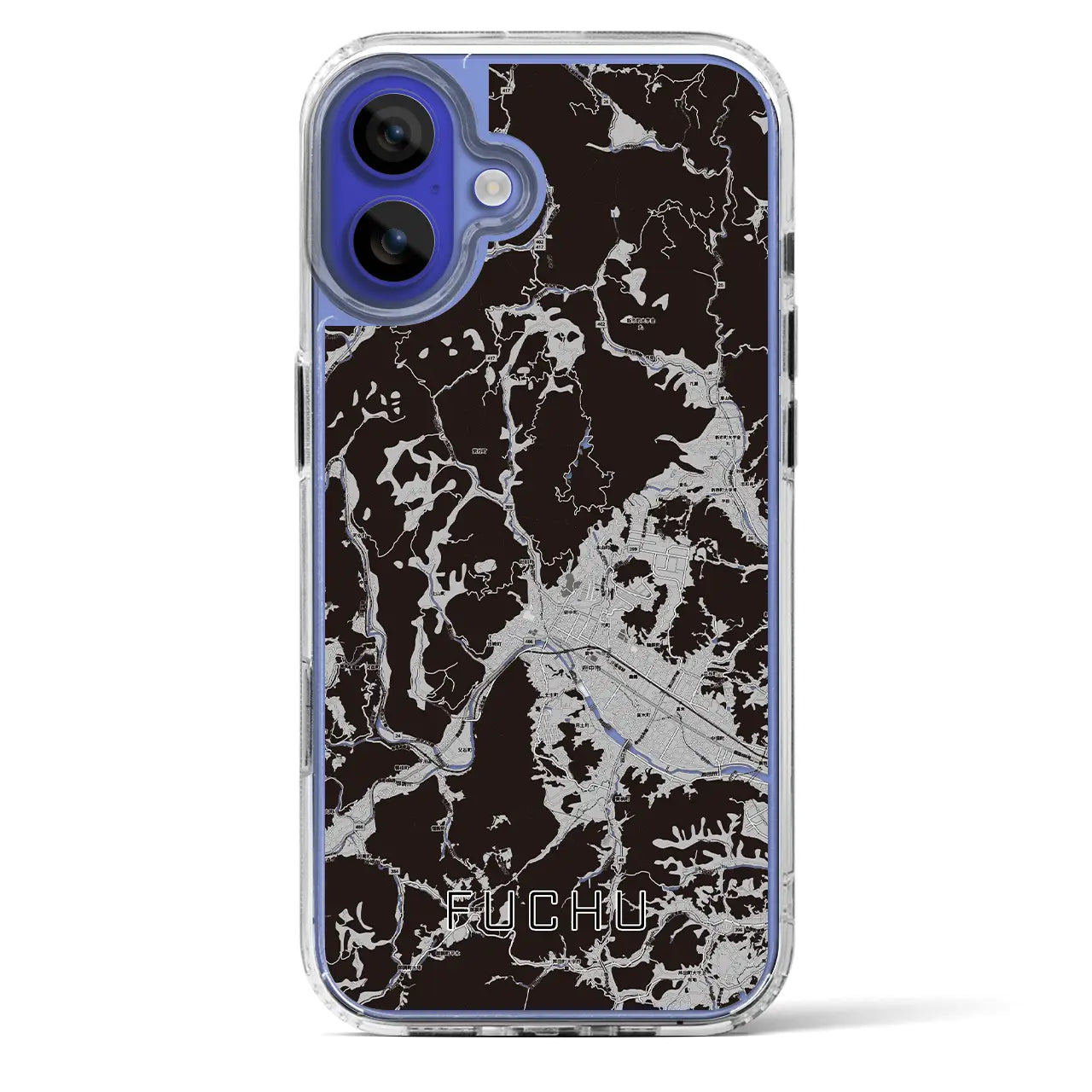 【府中（広島県）】地図柄iPhoneケース（MagSafeタイプ）