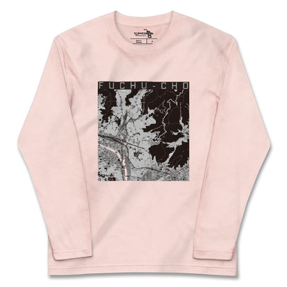 【府中町（広島県）】地図柄ロングスリーブTシャツ