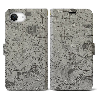 【府中2（東京都）】地図柄iPhoneケース（手帳タイプ）