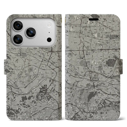 【府中2（東京都）】地図柄iPhoneケース（手帳タイプ）