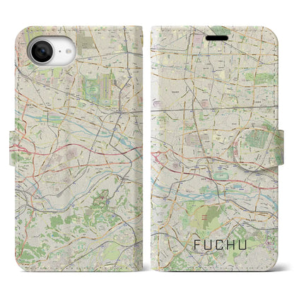 【府中2（東京都）】地図柄iPhoneケース（手帳タイプ）