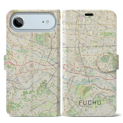 【府中2（東京都）】地図柄iPhoneケース（手帳タイプ）