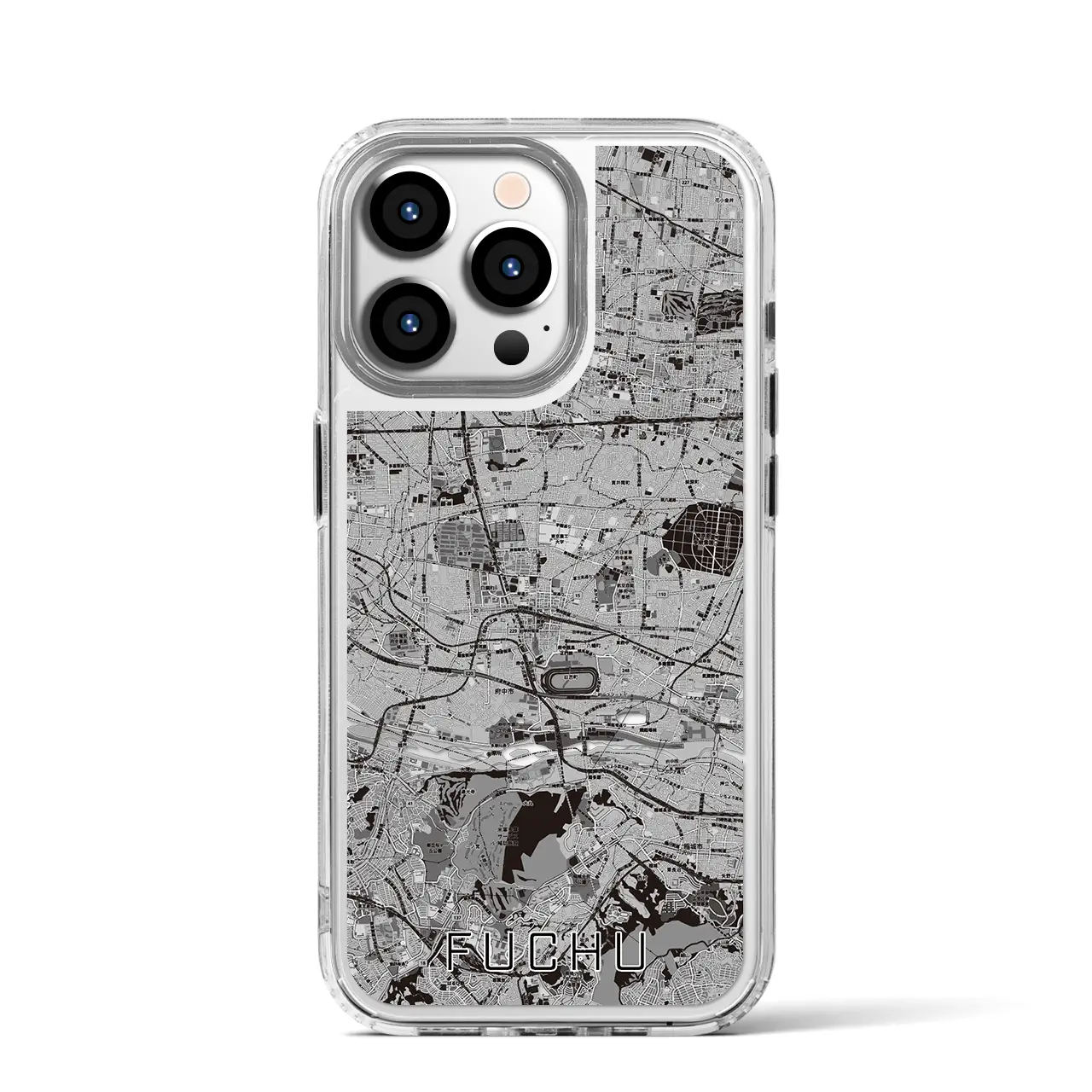 【府中2（東京都）】地図柄iPhoneケース（MagSafeタイプ）