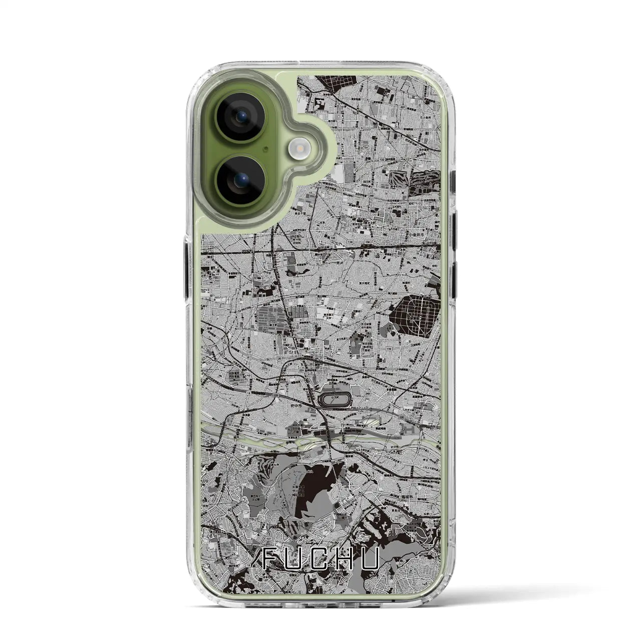 【府中2（東京都）】地図柄iPhoneケース（MagSafeタイプ）