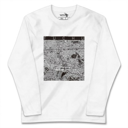 【府中2（東京都）】地図柄ロングスリーブTシャツ