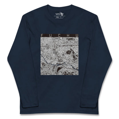 【府中2（東京都）】地図柄ロングスリーブTシャツ