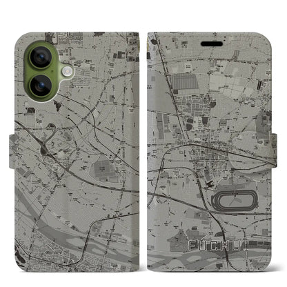 【府中（東京都）】地図柄iPhoneケース（手帳タイプ）