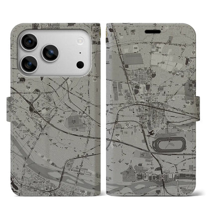 【府中（東京都）】地図柄iPhoneケース（手帳タイプ）