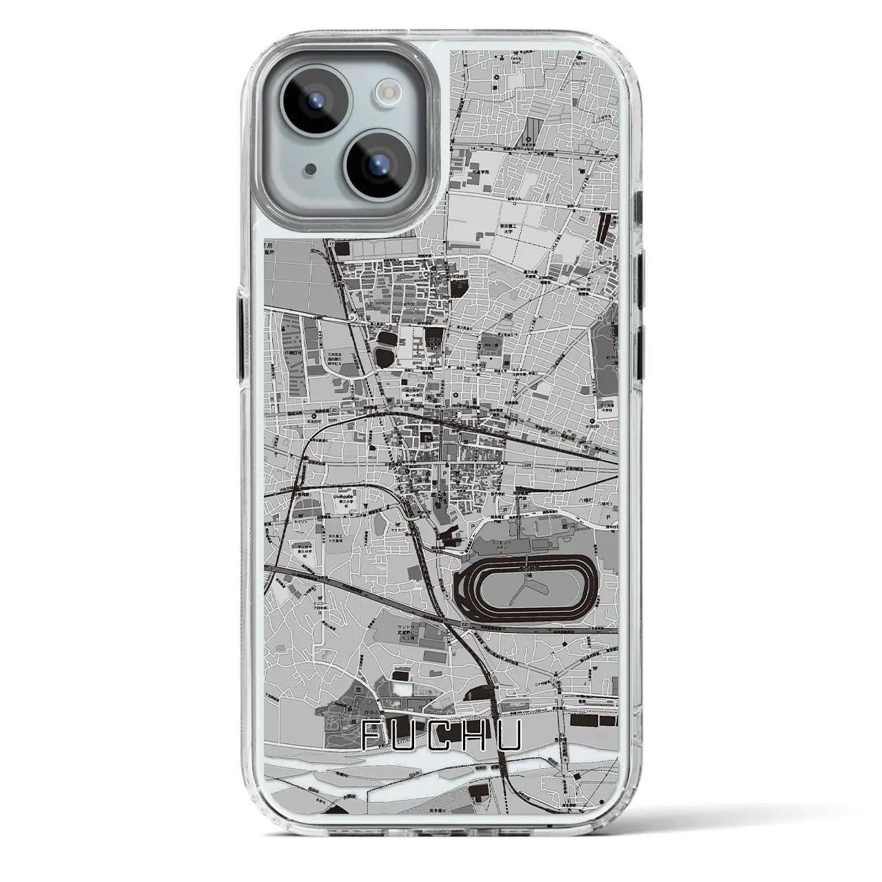 【府中（東京都）】地図柄iPhoneケース（MagSafeタイプ）