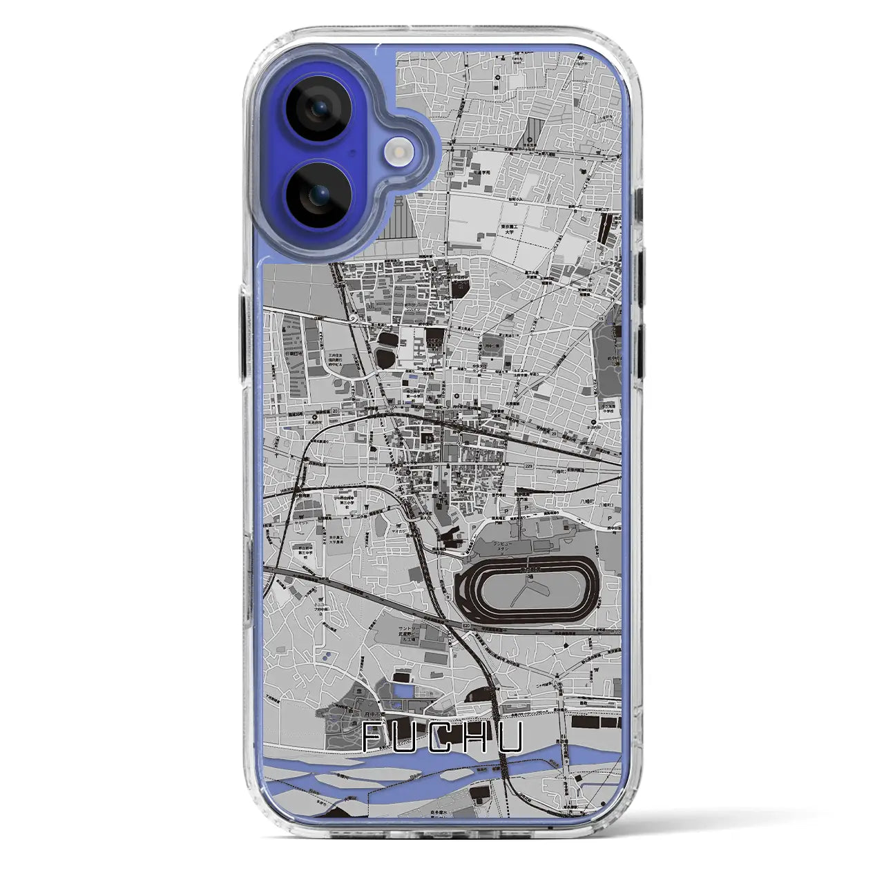 【府中（東京都）】地図柄iPhoneケース（MagSafeタイプ）