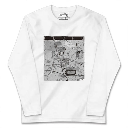 【府中（東京都）】地図柄ロングスリーブTシャツ
