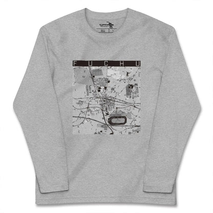 【府中（東京都）】地図柄ロングスリーブTシャツ