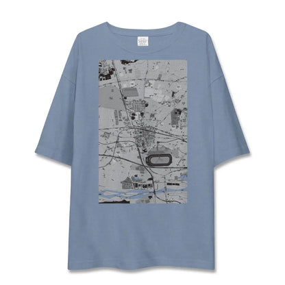 【府中（東京都）】地図柄ビッグシルエットTシャツ