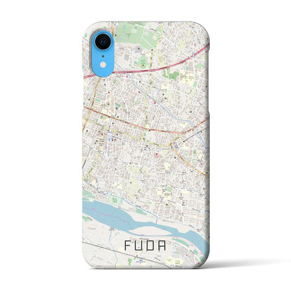 【布田（東京都）】地図柄iPhoneケース（バックカバータイプ）