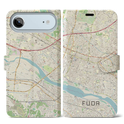 【布田（東京都）】地図柄iPhoneケース（手帳タイプ）