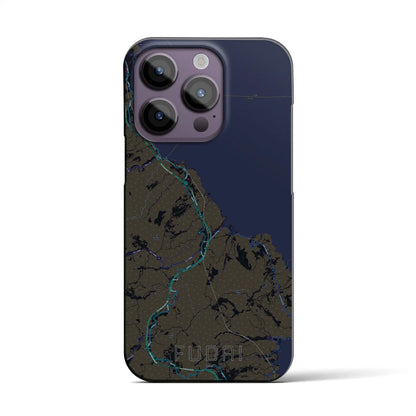 【普代（岩手県）】地図柄iPhoneケース（バックカバータイプ）