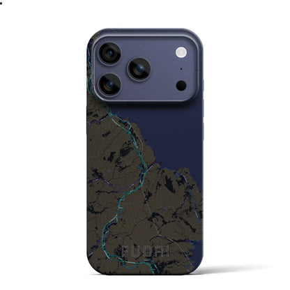 【普代（岩手県）】地図柄iPhoneケース（バックカバータイプ）