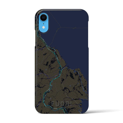 【普代（岩手県）】地図柄iPhoneケース（バックカバータイプ）