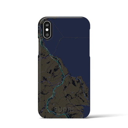 【普代（岩手県）】地図柄iPhoneケース（バックカバータイプ）