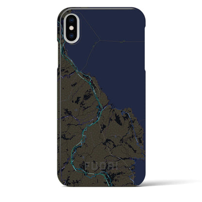 【普代（岩手県）】地図柄iPhoneケース（バックカバータイプ）