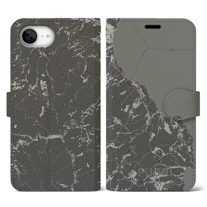 【普代（岩手県）】地図柄iPhoneケース（手帳タイプ）