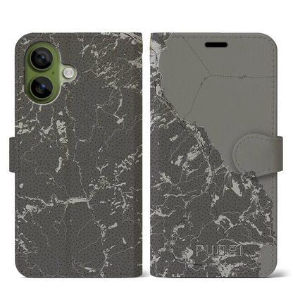 【普代（岩手県）】地図柄iPhoneケース（手帳タイプ）