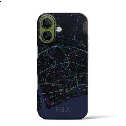 【富士（静岡県）】地図柄iPhoneケース（バックカバータイプ）