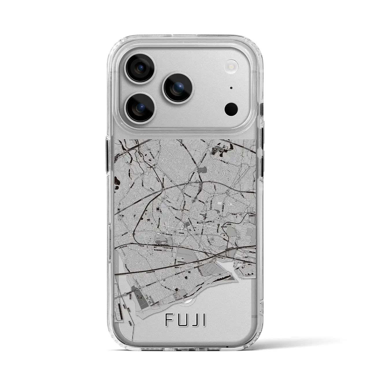 【富士（静岡県）】地図柄iPhoneケース（MagSafeタイプ）