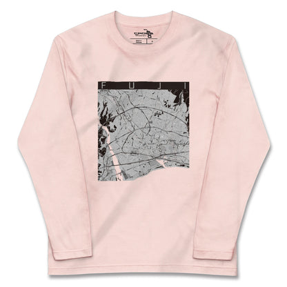 【富士（静岡県）】地図柄ロングスリーブTシャツ