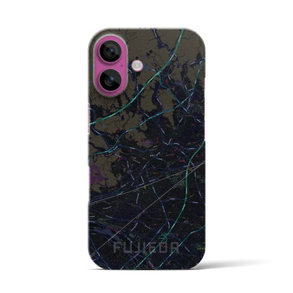 【藤枝（静岡県）】地図柄iPhoneケース（バックカバータイプ）