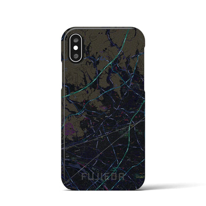 【藤枝（静岡県）】地図柄iPhoneケース（バックカバータイプ）