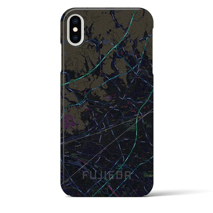 【藤枝（静岡県）】地図柄iPhoneケース（バックカバータイプ）