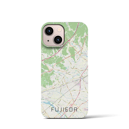 【藤枝（静岡県）】地図柄iPhoneケース（バックカバータイプ）