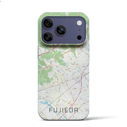 【藤枝（静岡県）】地図柄iPhoneケース（バックカバータイプ）